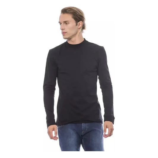 Verri Black Cotton Men Sweater Verri