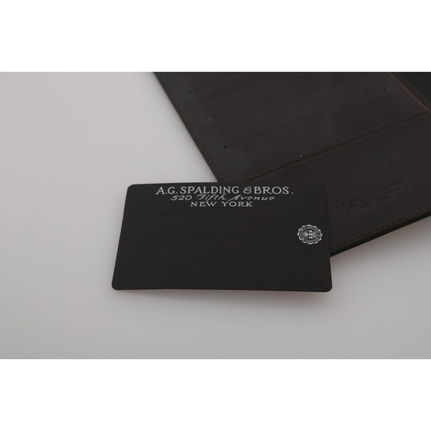 A.G. Spalding & Bros Elegant Leather Passport Wallet - Sleek Travel Essential A.G. Spalding & Bros