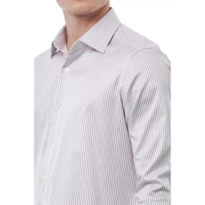 Bagutta White Cotton Men Shirt 1728,67345744032,Bagutta,Clothing,Dress Shirts - Shirts - Clothing,L,M,Men,Men - Clothing,New with tags,S,Shirts - Clothing,Shirts - Men - Clothing,White,XL