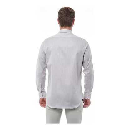 Bagutta White Cotton Men Shirt 1728,67345744032,Bagutta,Clothing,Dress Shirts - Shirts - Clothing,L,M,Men,Men - Clothing,New with tags,S,Shirts - Clothing,Shirts - Men - Clothing,White,XL