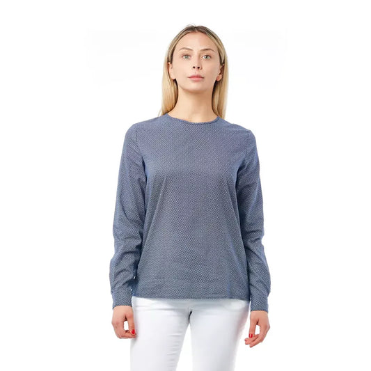 Bagutta Blue Cotton Women Shirt