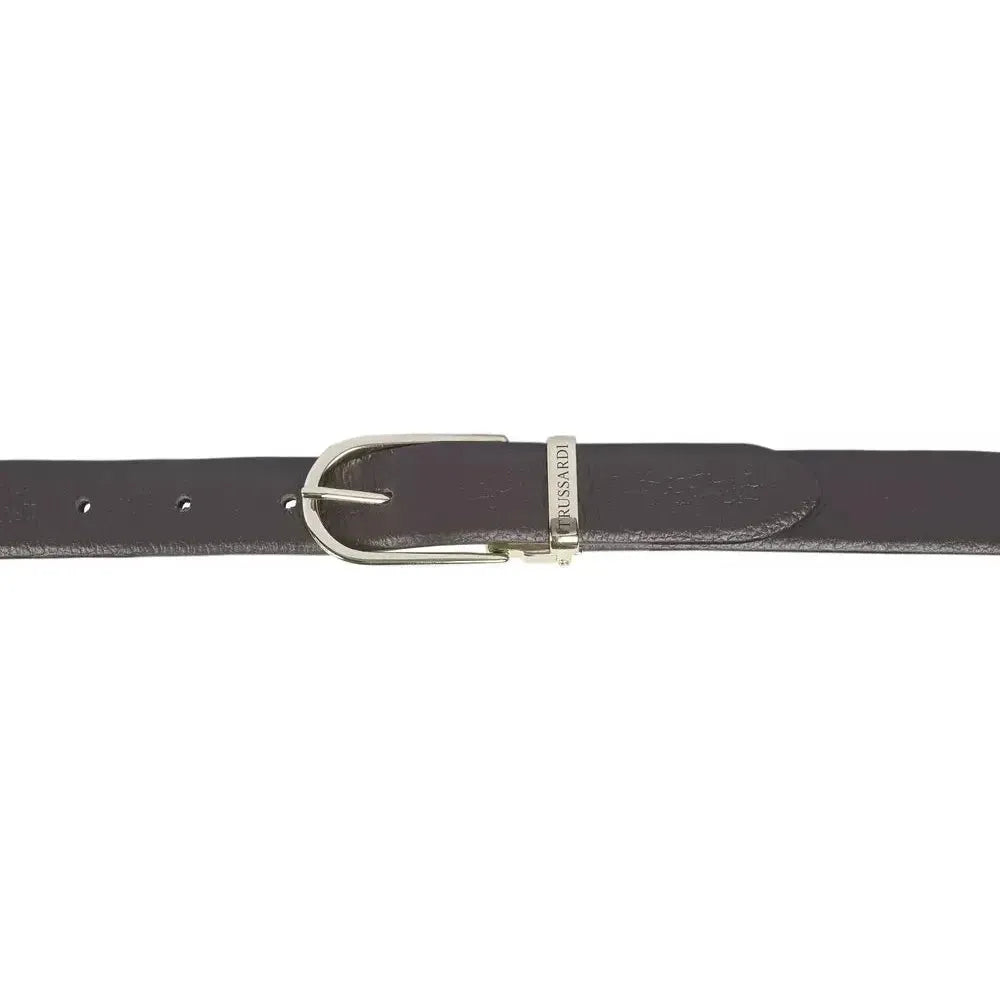 Trussardi Brown Leather Women Belt Trussardi