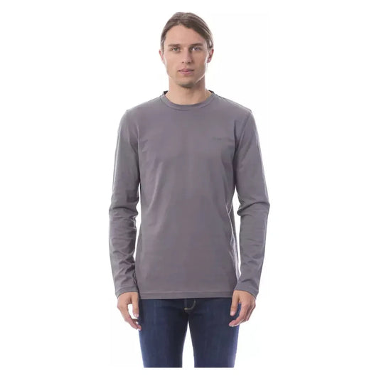 Verri Gray Cotton Mens TShirt Verri