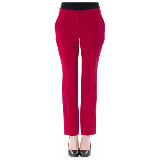 BYBLOS "Fuchsia Polyester Women Pant" BYBLOS