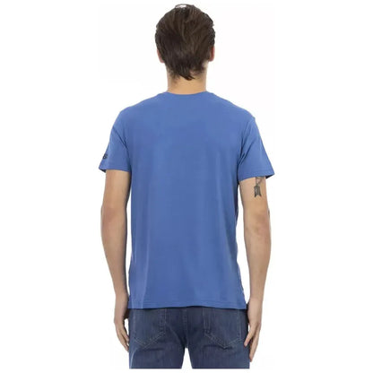 Trussardi Action Blue Cotton Men's T-Shirt