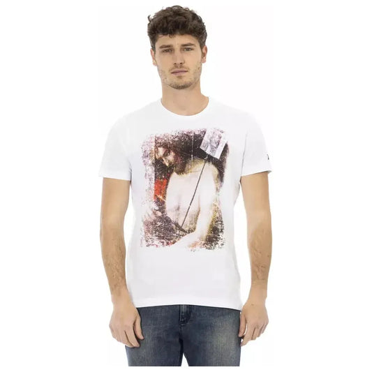 Trussardi Action White Cotton Men's T-Shirt