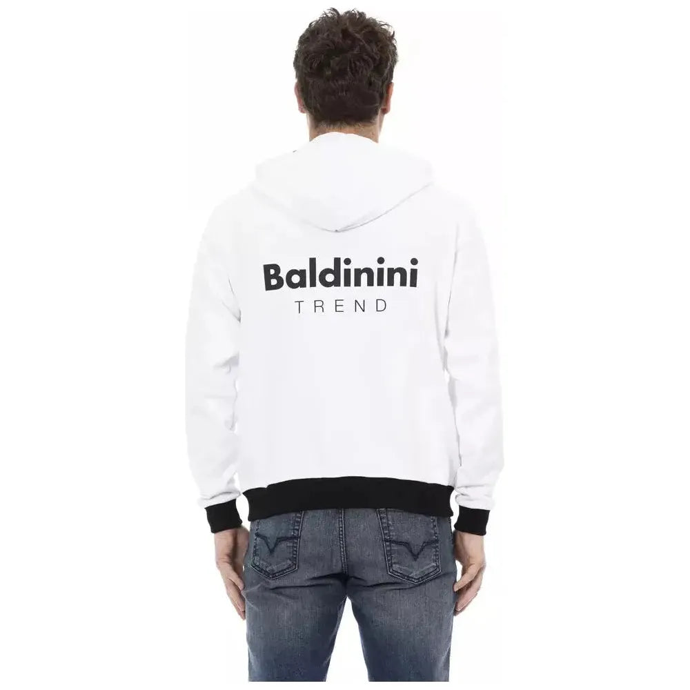 سترة رجالية من القطن باللون الأبيض من Baldinini Trend