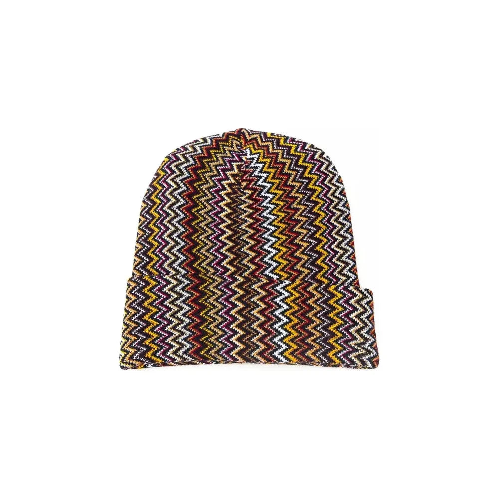 Missoni Multicolor Wool Men Hat Missoni