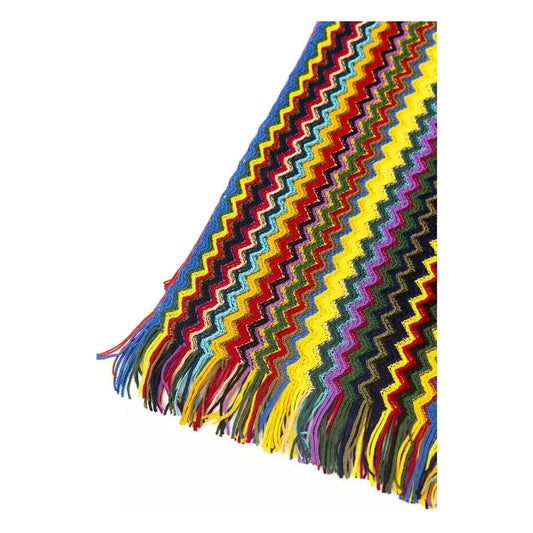 Missoni Multicolor Wool Men Scarf Missoni