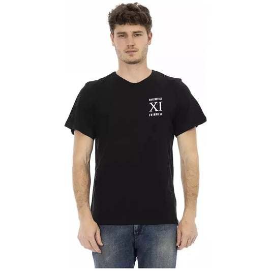 Bikkembergs Black Cotton Men T-Shirt 1728,67345744032,Bikkembergs,Black,Clothing,Men,Men - Clothing,New with tags,S,T-Shirts - Clothing,T-Shirts - Men - Clothing,T-Shirts - T-Shirts - Clothing
