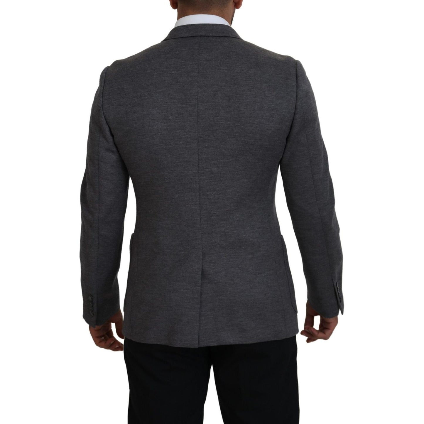 Dolce & Gabbana Gray Wool Stretch Slim Fit Jacket Blazer 1728,67345645728,Blazers - Men - Clothing,Blazers - Suits & Blazers - Clothing,Clothing,Dolce & Gabbana,Gray,IT44 | XS,Material: 100% Wool,Men,Men - Clothing,New with tags,Suits & Blazers - Clothing