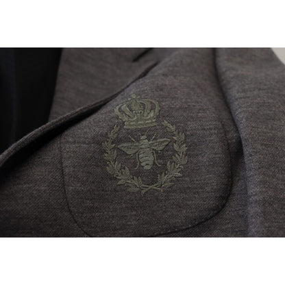Dolce & Gabbana Gray Wool Stretch Slim Fit Jacket Blazer 1728,67345645728,Blazers - Men - Clothing,Blazers - Suits & Blazers - Clothing,Clothing,Dolce & Gabbana,Gray,IT44 | XS,Material: 100% Wool,Men,Men - Clothing,New with tags,Suits & Blazers - Clothing