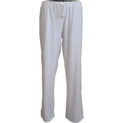 John Galliano White Cotton Logo Loose Men Pants 1728,67345645728,Clothing,Flared Pants - Pants - Clothing,IT46 | S,IT48 | M,Jeans & Pants - Men - Clothing,John Galliano,Material: 95% Cotton 5% Elastane,Men,Men - Clothing,New with tags,Pants - Clothing,Whi