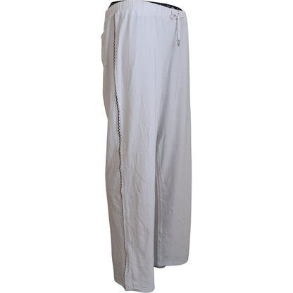 John Galliano White Cotton Logo Loose Men Pants 1728,67345645728,Clothing,Flared Pants - Pants - Clothing,IT46 | S,IT48 | M,Jeans & Pants - Men - Clothing,John Galliano,Material: 95% Cotton 5% Elastane,Men,Men - Clothing,New with tags,Pants - Clothing,Whi