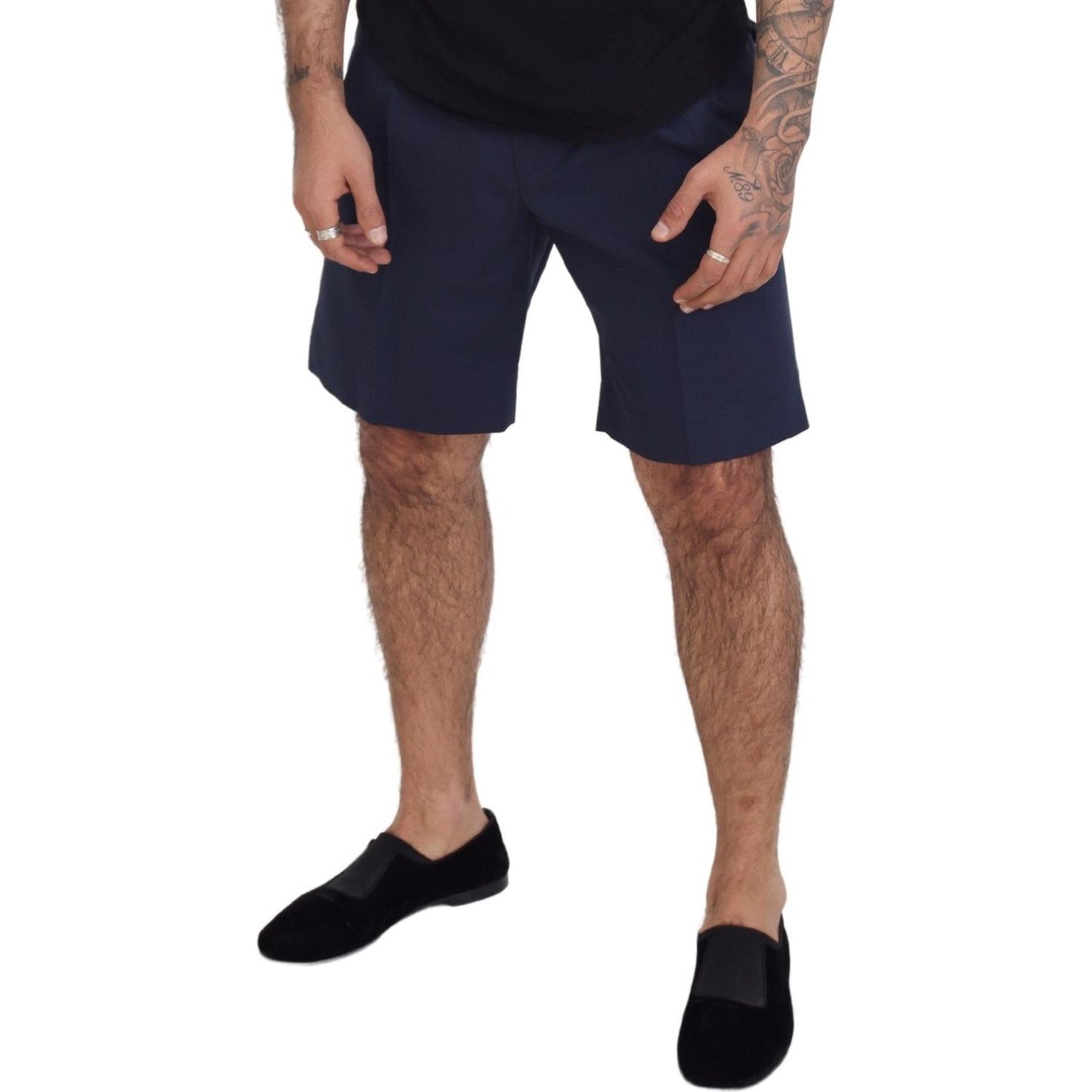 Dolce & Gabbana Elegant Blue Chino Shorts Dolce & Gabbana