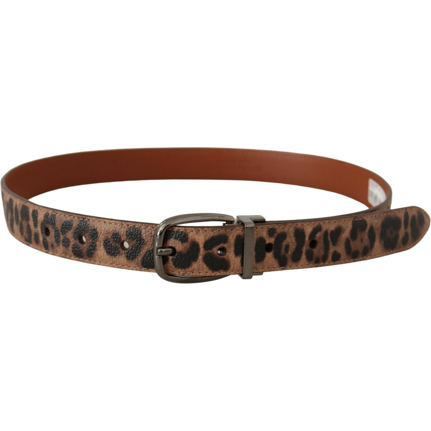 Dolce & Gabbana Elegant Engraved Leather Belt - Timeless Style Dolce & Gabbana