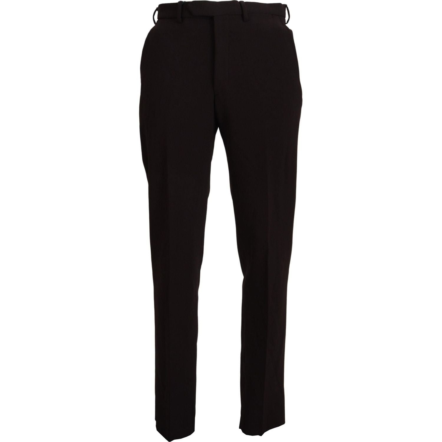 BENCIVENGA Brown Straight Fit Formal Men Pants