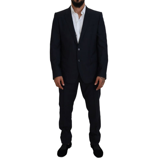 Dolce & Gabbana Blue Single Breasted 2 Piece MARTINI Suit