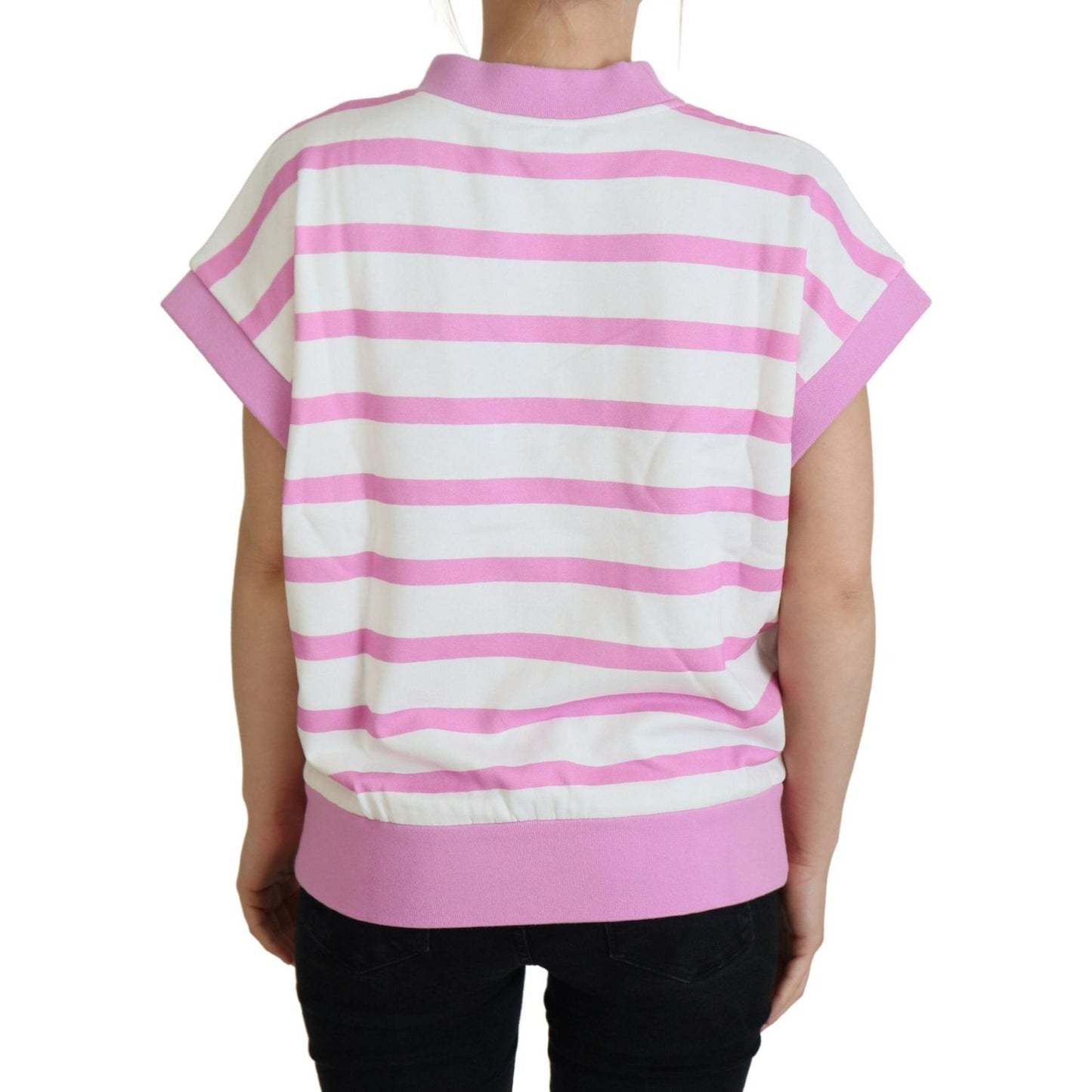 Dolce & Gabbana Exclusive Striped Cotton Crew Neck Tee Dolce & Gabbana