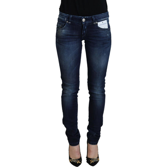 Acht Blue Cotton Low Waist Slim Fit Women Casual Denim Jeans 1728,67345645728,Acht,Blue,Clothing,Jeans & Pants - Women - Clothing,Jeans Denim - Clothing,Material: 98% Cotton 2% Elastane,New with tags,Slim Fit Jeans - Jeans Denim - Clothing,W26,Women,Women