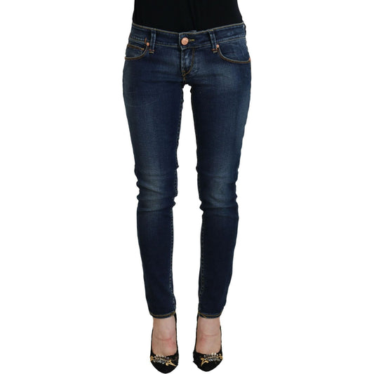 Acht Blue Cotton Low Waist Skinny Women Casual Jeans 1728,67345645728,Acht,Blue,Clothing,Jeans & Pants - Women - Clothing,Jeans Denim - Clothing,Material: 98% Cotton 2% Elastane,New with tags,Skinny Jeans - Jeans Denim - Clothing,W26,Women,Women - Clothin