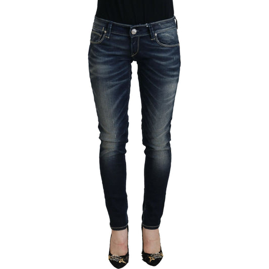 Acht Blue Washed Cotton Slim Fit Women Denim Jeans 1728,67345645728,Acht,Blue,Clothing,Jeans & Pants - Women - Clothing,Jeans Denim - Clothing,Material: 98% Cotton 2% Elastane,New with tags,Slim Fit Jeans - Jeans Denim - Clothing,W26,Women,Women - Clothin