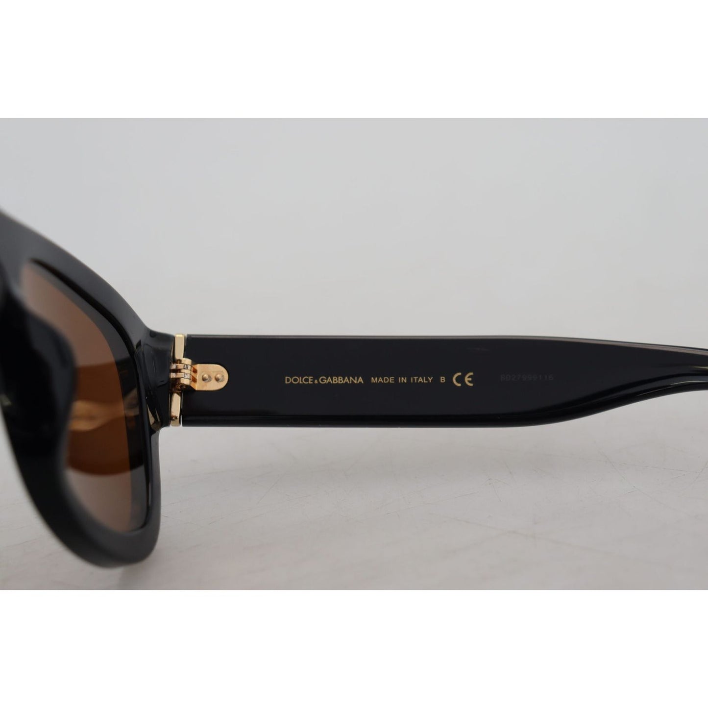 Dolce & Gabbana Chic Brown Acetate Sunglasses Dolce & Gabbana