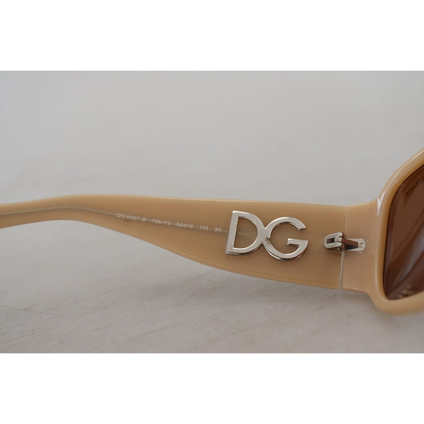 Dolce & Gabbana Elegant Cream Swarovski Sunglasses Dolce & Gabbana