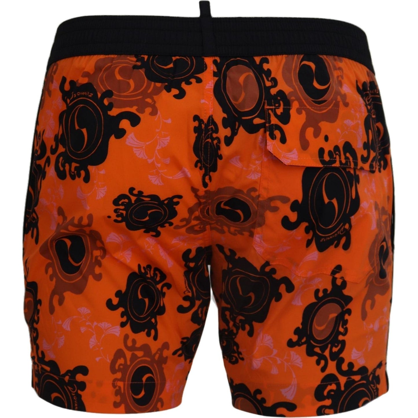 Dsquared² Chic Orange Swim Shorts Boxer for Men Dsquared²