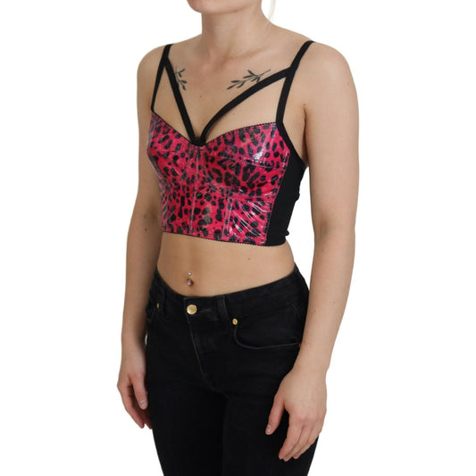 Dolce & Gabbana Leopard Print Bustier Corset Top Dolce & Gabbana