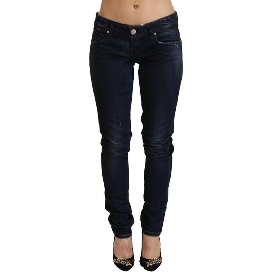 Acht Blue Low Waist Slim Fit Women Denim Jeans 1728,67345645728,Acht,Blue,Clothing,Jeans & Pants - Women - Clothing,Jeans Denim - Clothing,Material: Cotton,New with tags,Slim Fit Jeans - Jeans Denim - Clothing,W26,Women,Women - Clothing