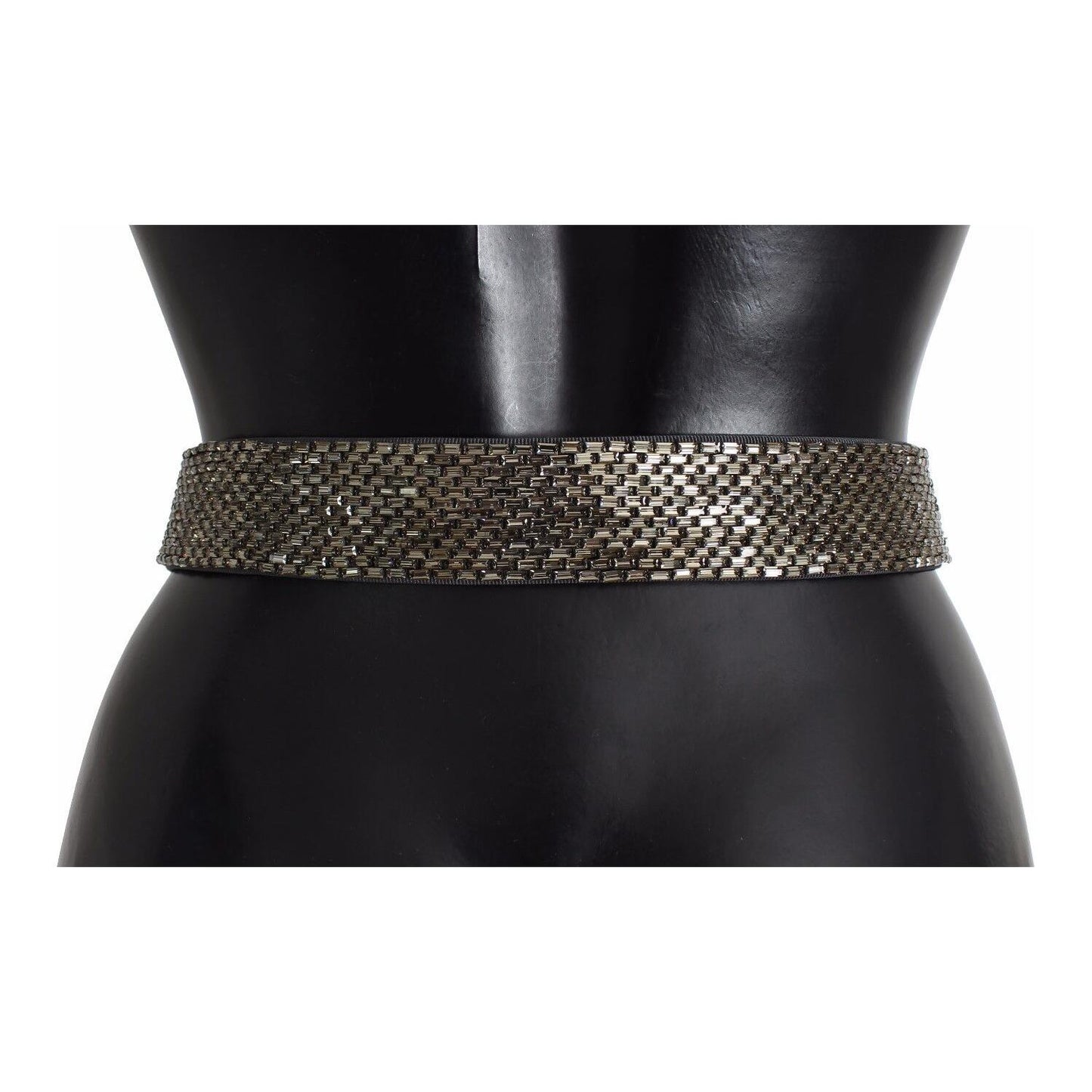 Dolce & Gabbana Multicolor Wide Crystal Buckle Sequined Belt 1728,65 cm / 26 Inches,67345645728,Accessories,Belts - Accessories,Belts - Women - Accessories,crystals,Dolce & Gabbana,High-Waist Belts - Belts - Accessories,Material: 100% Viscose,Multicolor,N