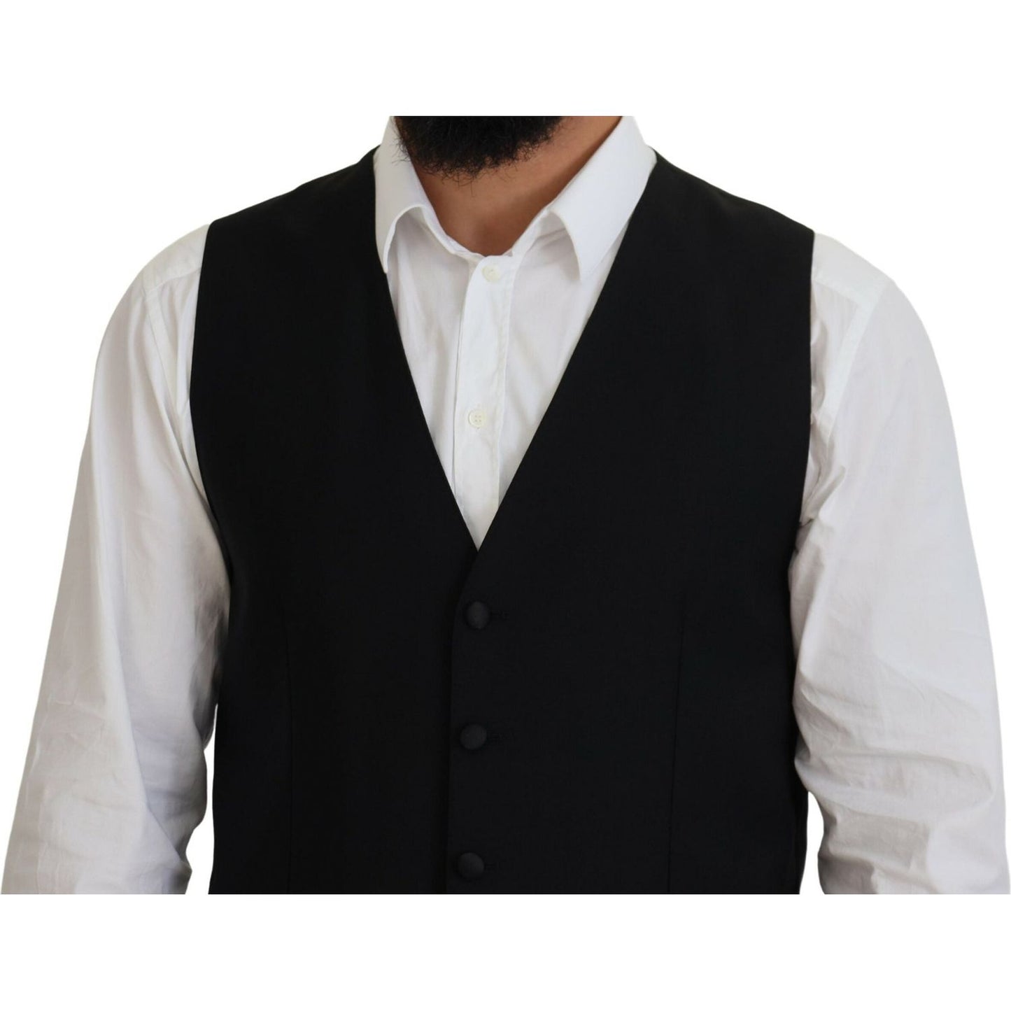 Dolce & Gabbana Elegant Single Breasted Formal Vest Dolce & Gabbana