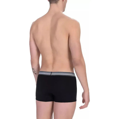 Bikkembergs Black Cotton Men's Trunk Pack 1728,67345744032,Bikkembergs,Black,Boxers - Underwear - Clothing,Clothing,Men,Men - Clothing,New with tags,S,Underwear - Clothing,Underwear - Men - Clothing
