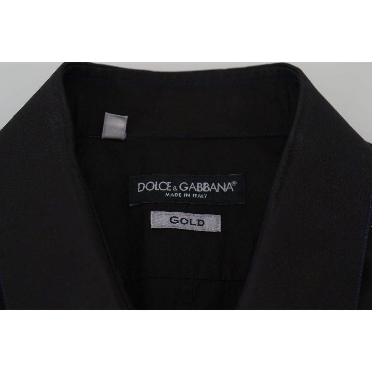 Dolce & Gabbana Elegant Black Formal Cotton Shirt Dolce & Gabbana