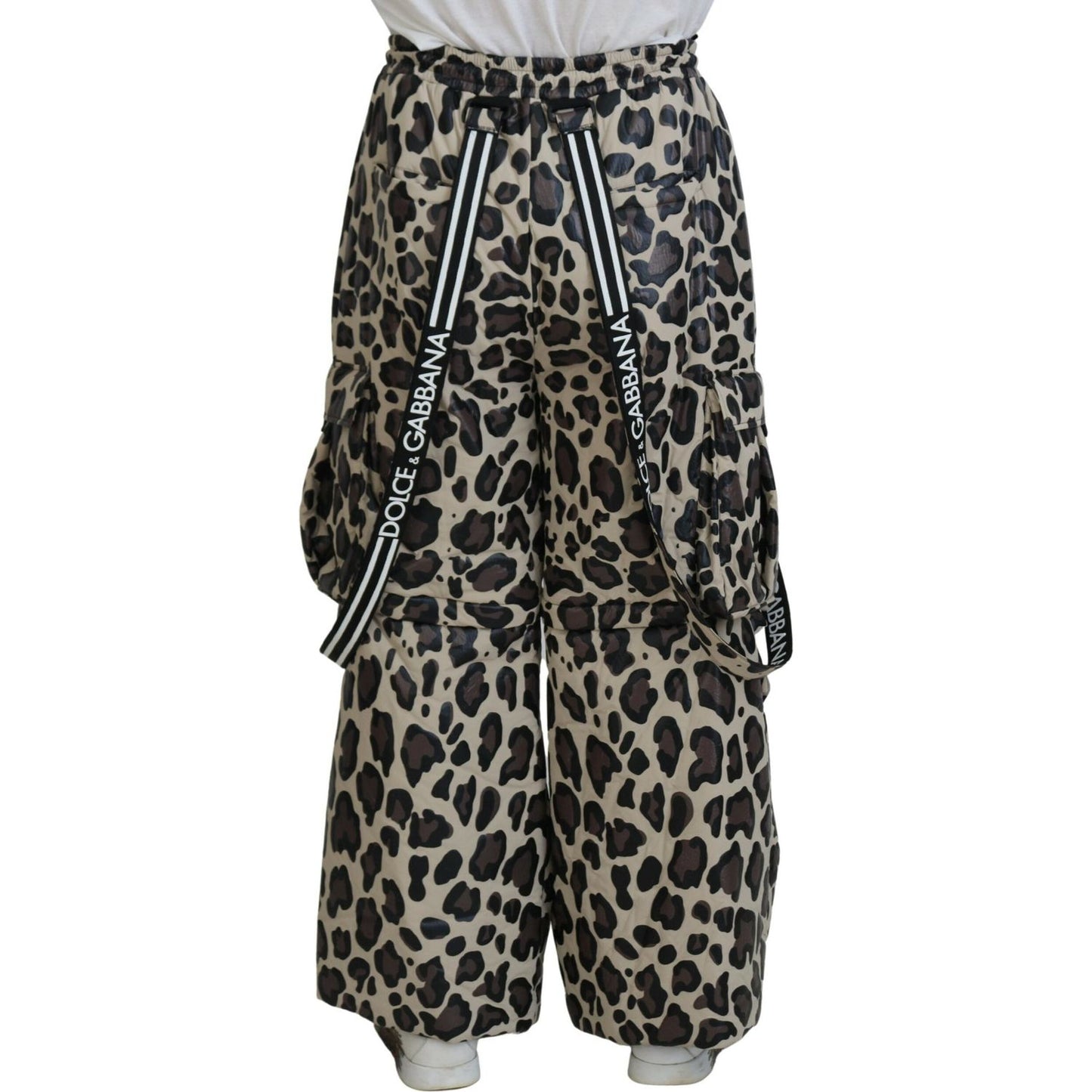 Dolce & Gabbana Multicolor Leopard Print Snow Pants Dolce & Gabbana