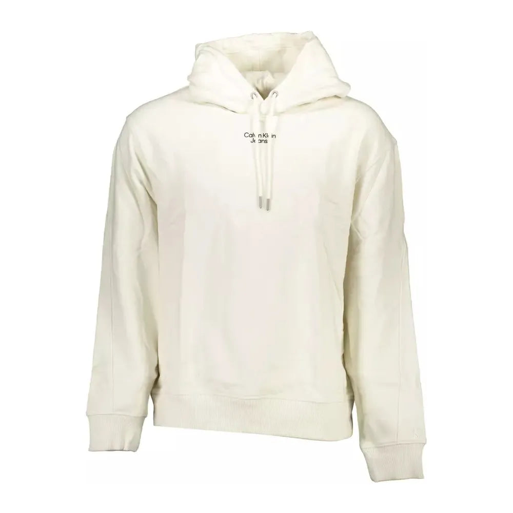 Calvin Klein White Cotton Men Sweater Calvin Klein