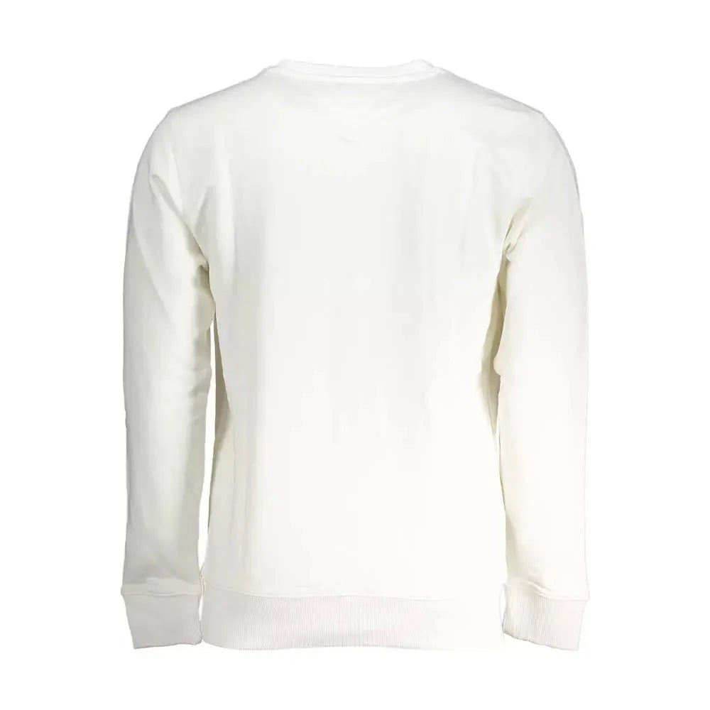 Tommy Hilfiger White Cotton Men Sweater Tommy Hilfiger