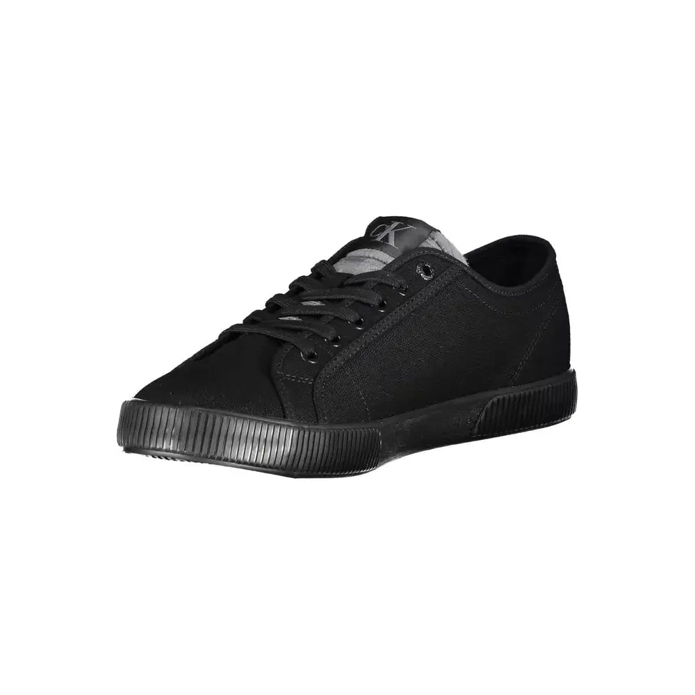 Calvin Klein Black Cotton Men Sneaker Calvin Klein