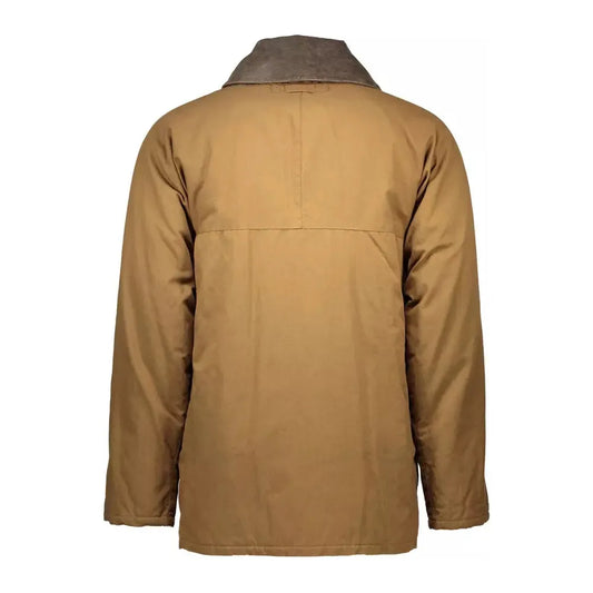 Gant Brown Cotton Men Jacket Gant