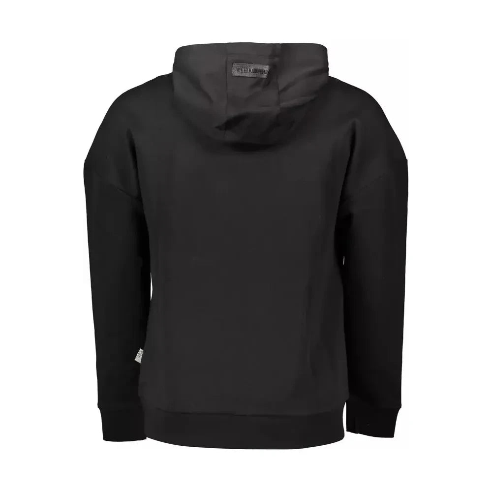 Plein Sport Black Cotton Men Sweater