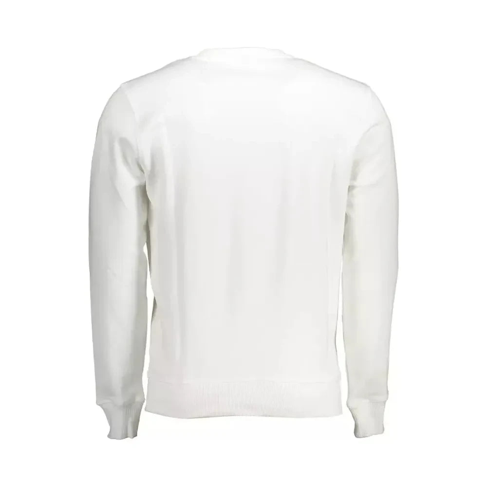 North Sails White Cotton Men Sweater North Sails