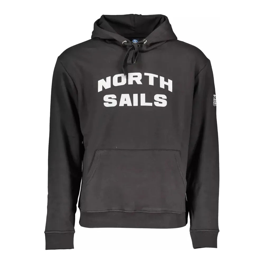 North Sails Black Cotton Men Sweater