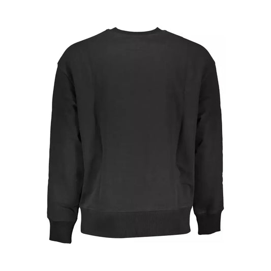 Tommy Hilfiger Black Cotton Men Sweater Tommy Hilfiger