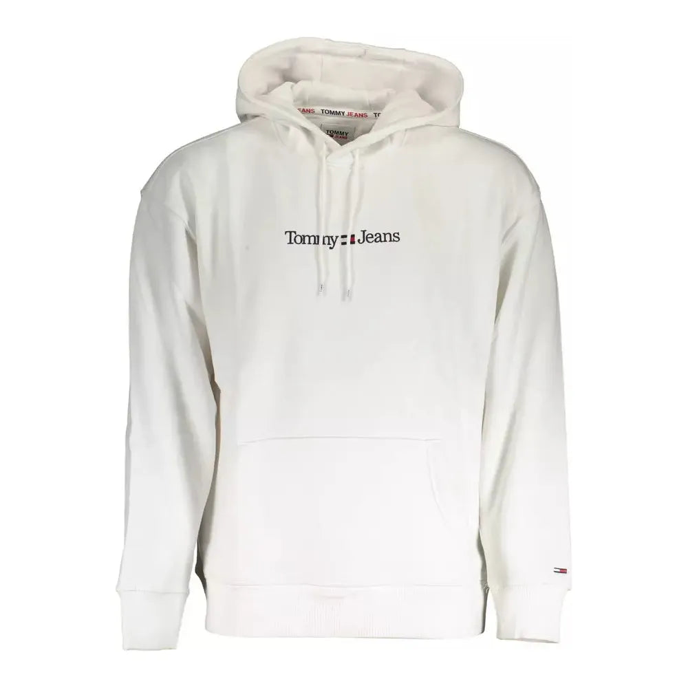 Tommy Hilfiger White Cotton Men Sweater Tommy Hilfiger