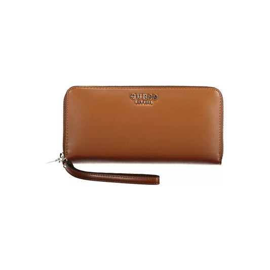 Guess Jeans Brown Polyethylene Women Wallet Guess Jeans