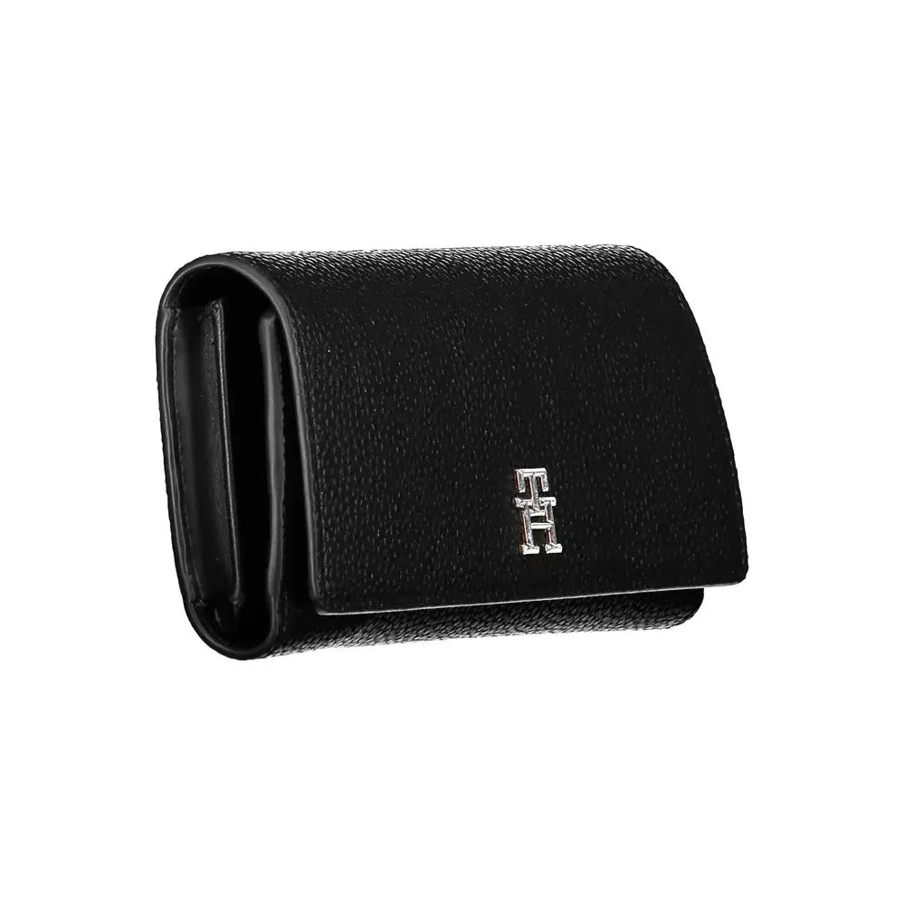 Tommy Hilfiger Black Polyethylene Women Wallet Tommy Hilfiger