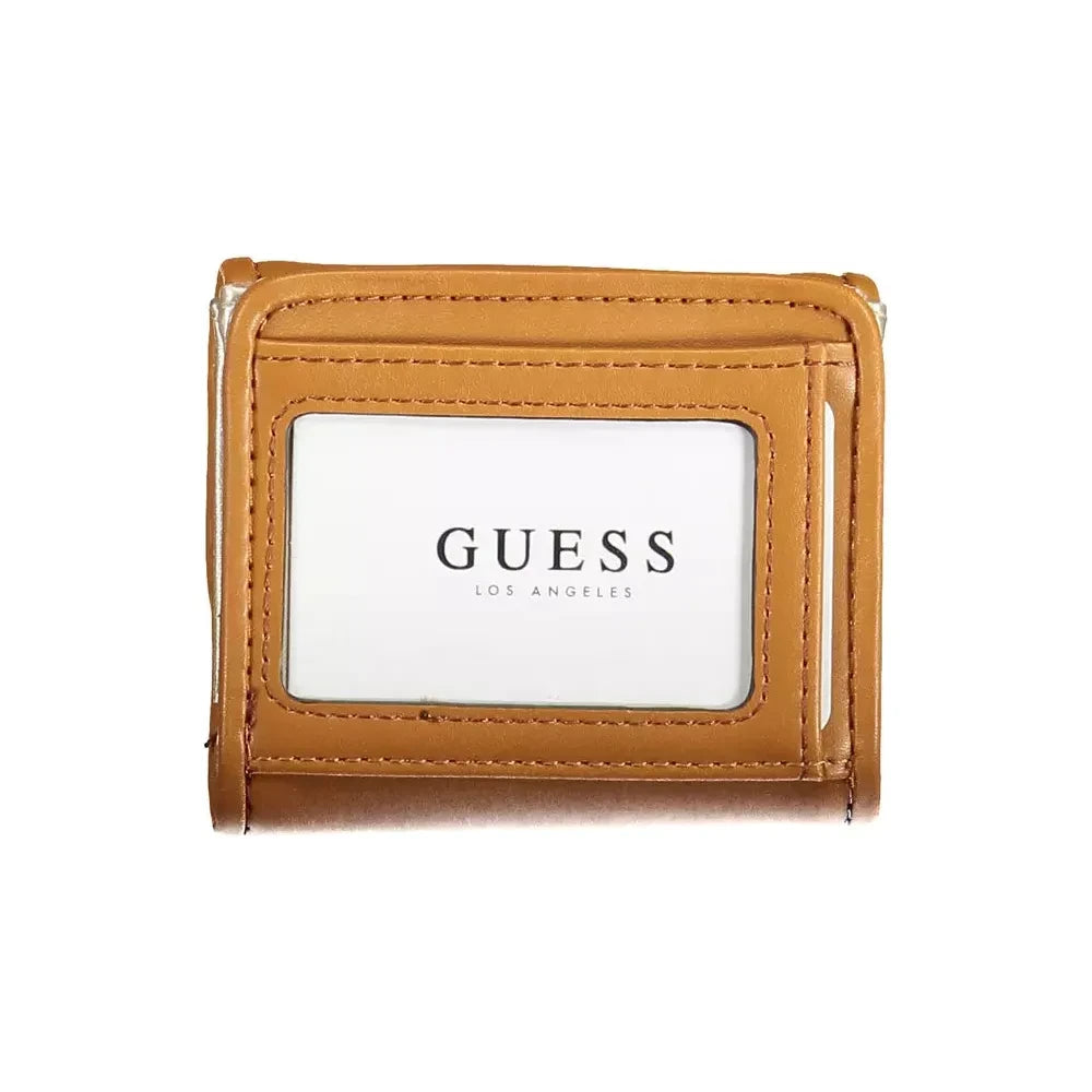 Guess Jeans Brown Polyethylene Women Wallet Guess Jeans