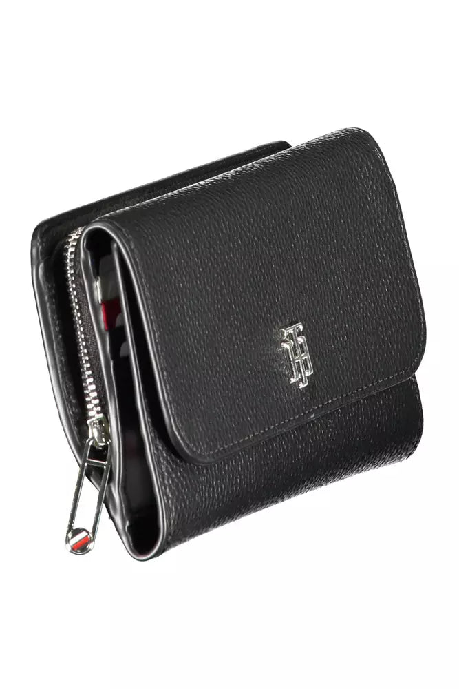 Tommy Hilfiger Black Polyethylene Women Wallet Tommy Hilfiger