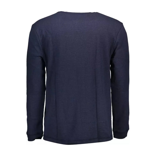 Tommy Hilfiger Blue Cotton Men Sweater Tommy Hilfiger